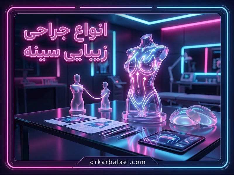 انواع جراحی زیبایی سینه